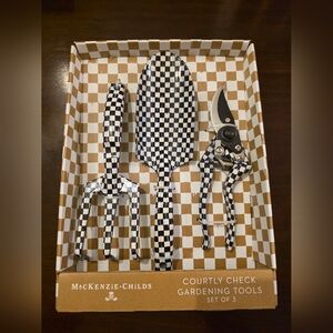 Mackenzie-Childs Courtly Check Gardening Tools Set